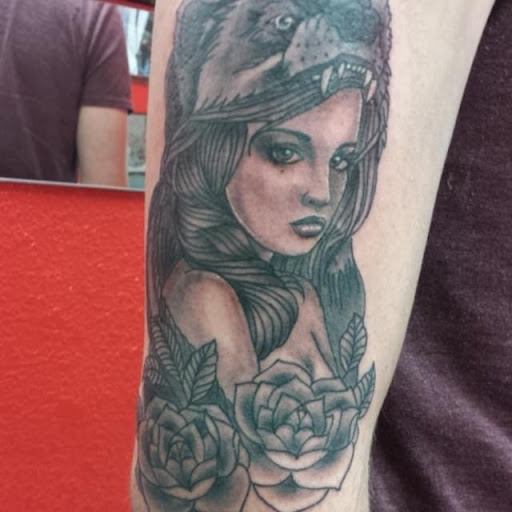 Explore aztec neck tattoo ideas, creative tattoo ideas in El Paso, available at Santa Rosa Tattoo Studio