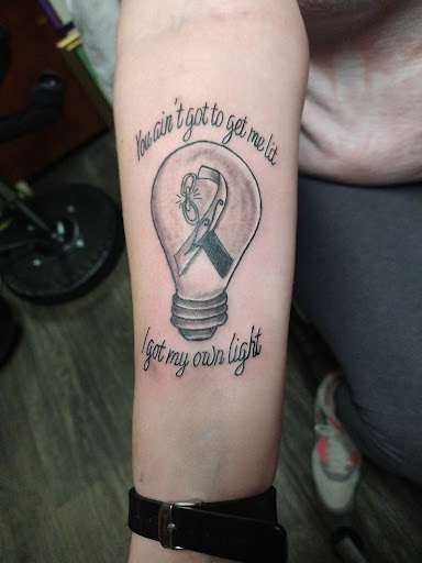 Find best friend tattoo idea for your next unique tattoo in Halethorpe at Razors Edge Tattoo And Piercing Studio