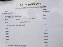 Il Borgo di Campi à Riomaggiore carte