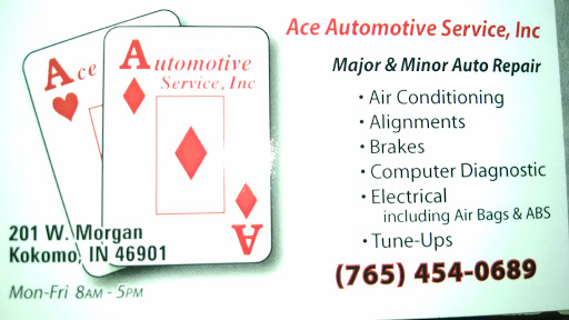 Auto Repair Shop «Ace Automotive Services», reviews and photos, 201 W Morgan St, Kokomo, IN 46901, USA