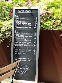 Menu / carte de la pile d'assiettes à Saint-Jean-de-Luz