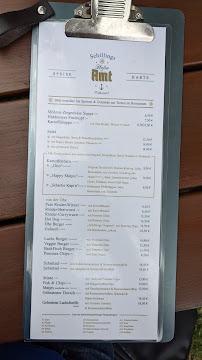 Restaurant Schillings Hafenamt Hiddensee à Hiddensee (le menu)