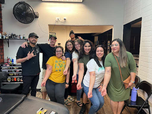 Explore tattoo letters ideas, creative tattoo ideas in Mesa, available at Ranger Tattoo & Piercing