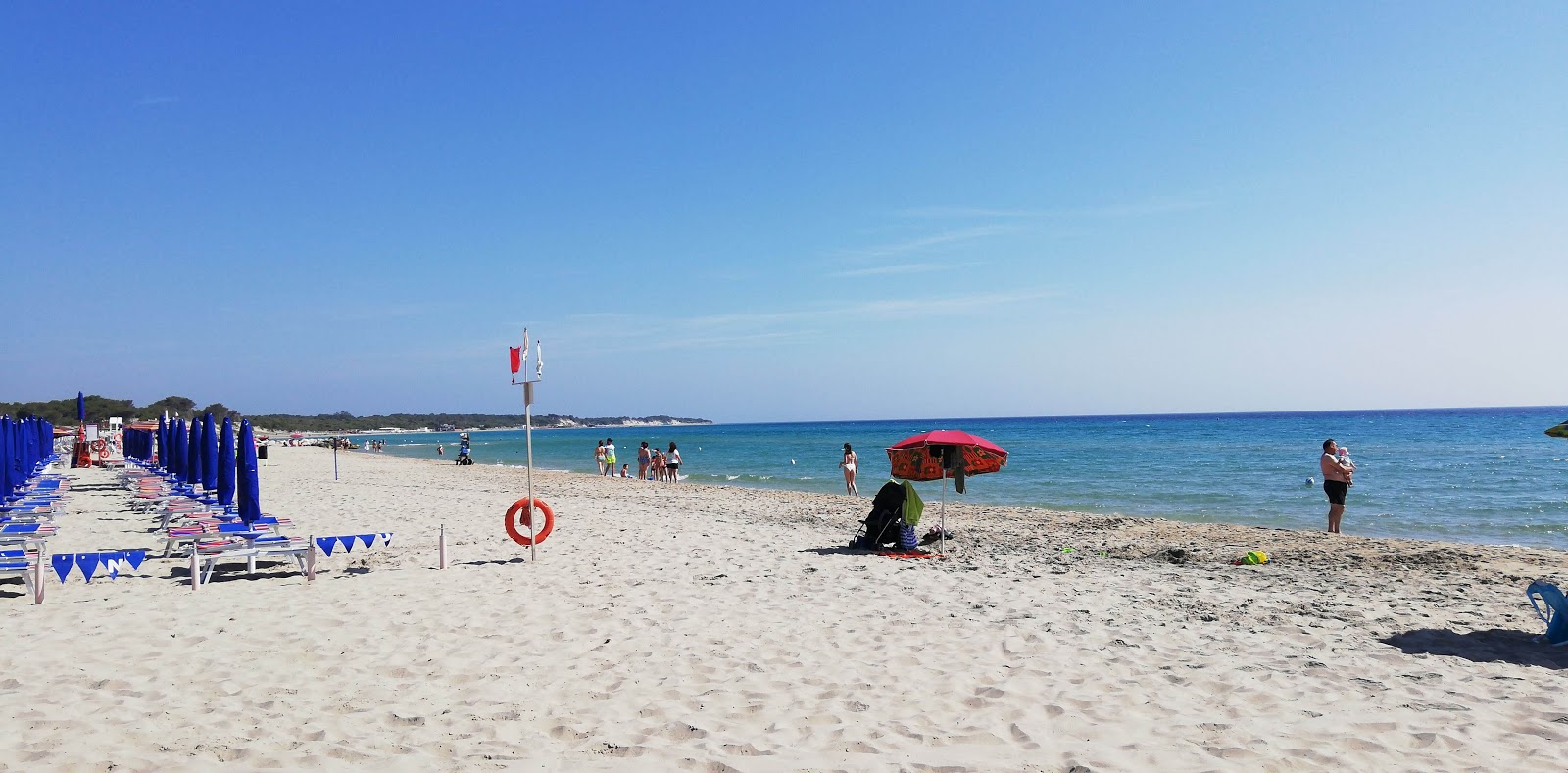 Spiaggia Alimini'in fotoğrafı plaj tatil beldesi alanı