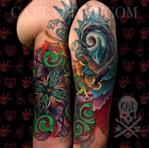 Explore san antonio tattoo ideas, creative tattoo ideas in Addison, available at Cat Tattoo