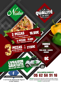 Restauration rapide La Nostra Pizzeria & Snacking à Tarbes (le menu)