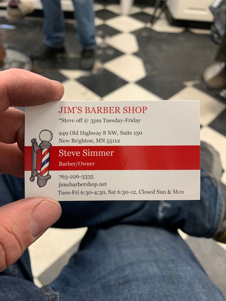 Jim's Barber Shop 55112