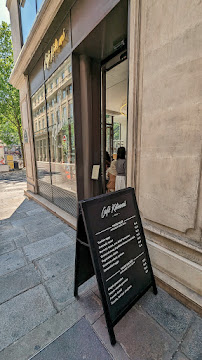 Menu / carte de Café Kitsuné Louvre à Paris