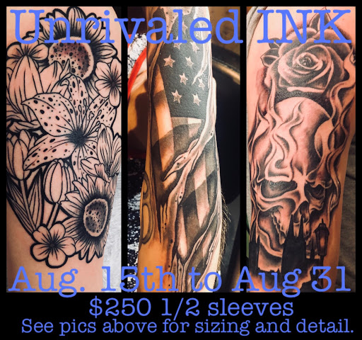 Explore medium tattoo ideas, creative tattoo ideas in Cape Coral, available at UNRIVALED INK