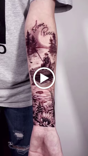 Explore marathon running tattoo ideas, creative tattoo ideas in Kissimmee, available at Fallen Sparrow Tattoo Co