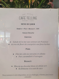 Menu du Le Café Télline à Grimaud