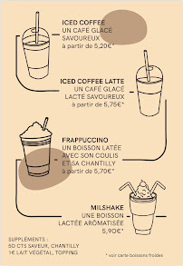 Menu / carte de ROOTS COSMOPOLITAN COFFEE à Bois-Colombes