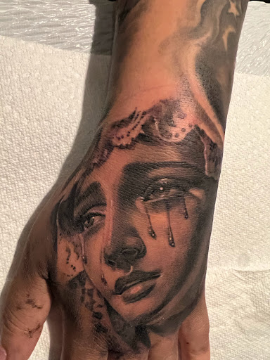 Explore ship tattoo ideas, creative tattoo ideas in Dallas, available at Empire barbers & Ink