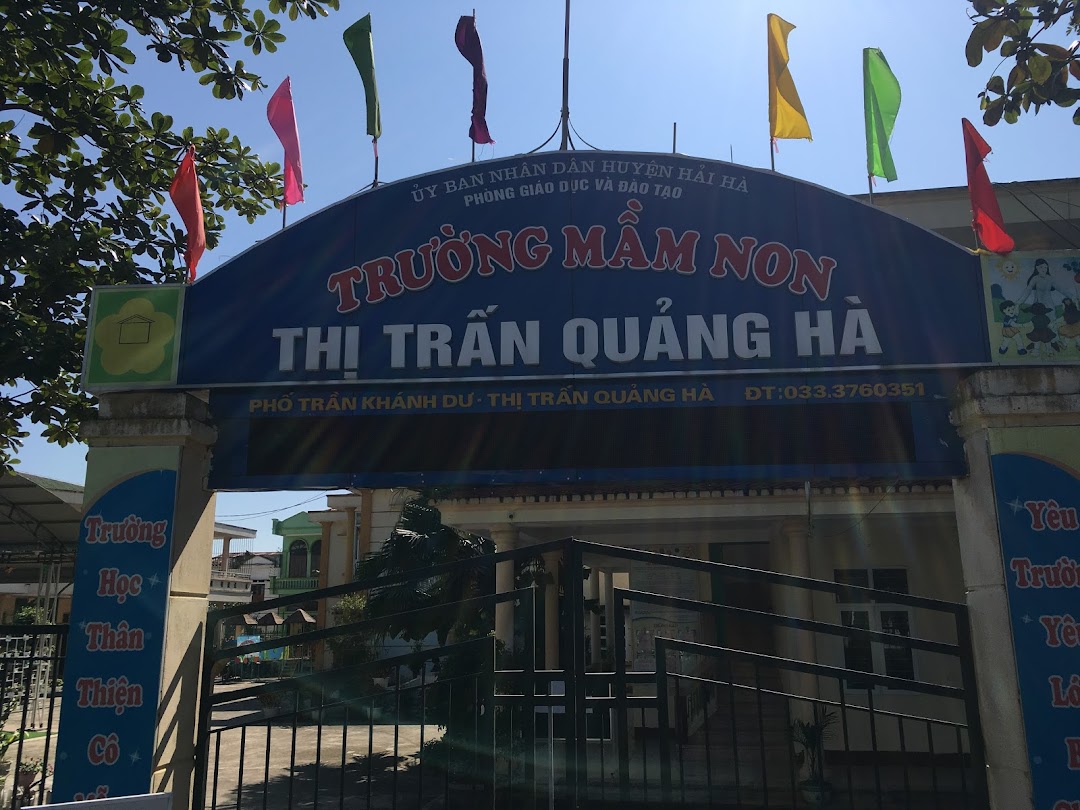 Trường mầm non thị trấn Quảng Hà