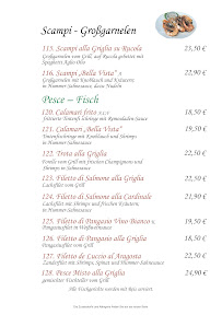 Menu du Ristorante Bella Vista à Bad Salzungen