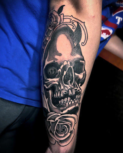 Explore son and mother tattoos ideas, creative tattoo ideas in Chaffee, available at Old Gold Tattoo