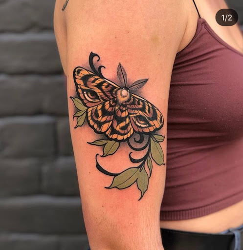 Explore ghost cat tattoo ideas, creative tattoo ideas in Savannah, available at Tramp Art Studios