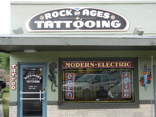 Tattoo Shop «Rock of Ages Tattooing», reviews and photos, 2310 S Lamar Blvd #105, Austin, TX 78704, USA