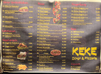 Carte du Pizzeria & Döner Keke à Rodgau