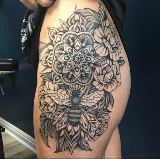 Explore rabbit tattoo ideas, creative tattoo ideas in Salt Lake City, available at EmberSteel Tattoo Studio