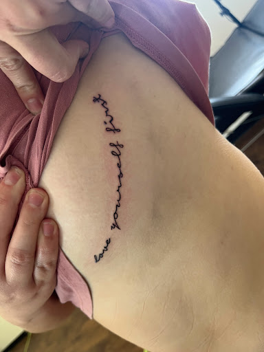 Explore violin tattoo ideas, creative tattoo ideas in Rogers, available at Ink Solutions Tattoo