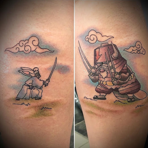 Explore reflection tattoo ideas, creative tattoo ideas in Schaumburg, available at Atmosphere Tattoo Gallery - Schaumburg