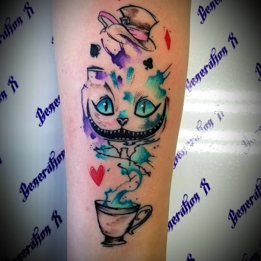Explore ideas for thigh tattoos, creative tattoo ideas in Nevada, available at Generation X Tattoos and Piercings