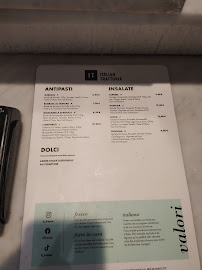 IT - Italian Trattoria Lille Place de la Gare à Lille menu