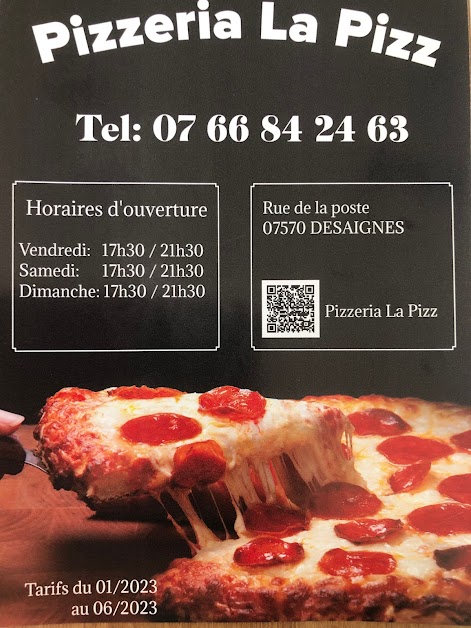 Pizzeria La Pizz 07570 Désaignes