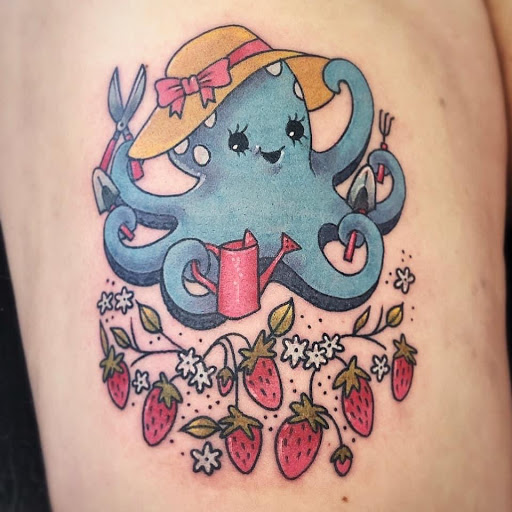 Explore halloween theme tattoo ideas, creative tattoo ideas in Charles Town, available at Blue Heron Tattoo