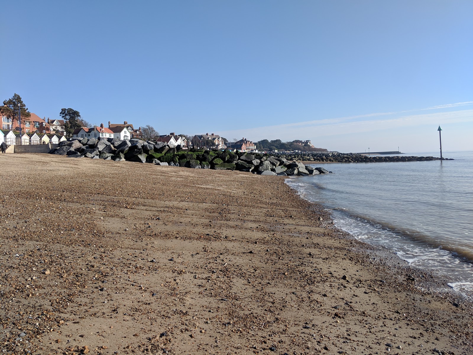 Foto di Spiaggia di Felixstowe e l'insediamento
