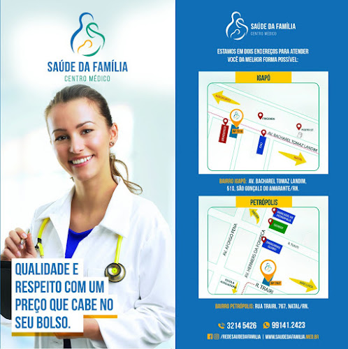 93 avaliações sobre Centro Médico Saúde da Família - Igapó (Hospital) em  Natal (Rio Grande do Norte)