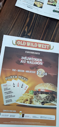 Old Wild West à Thiais menu