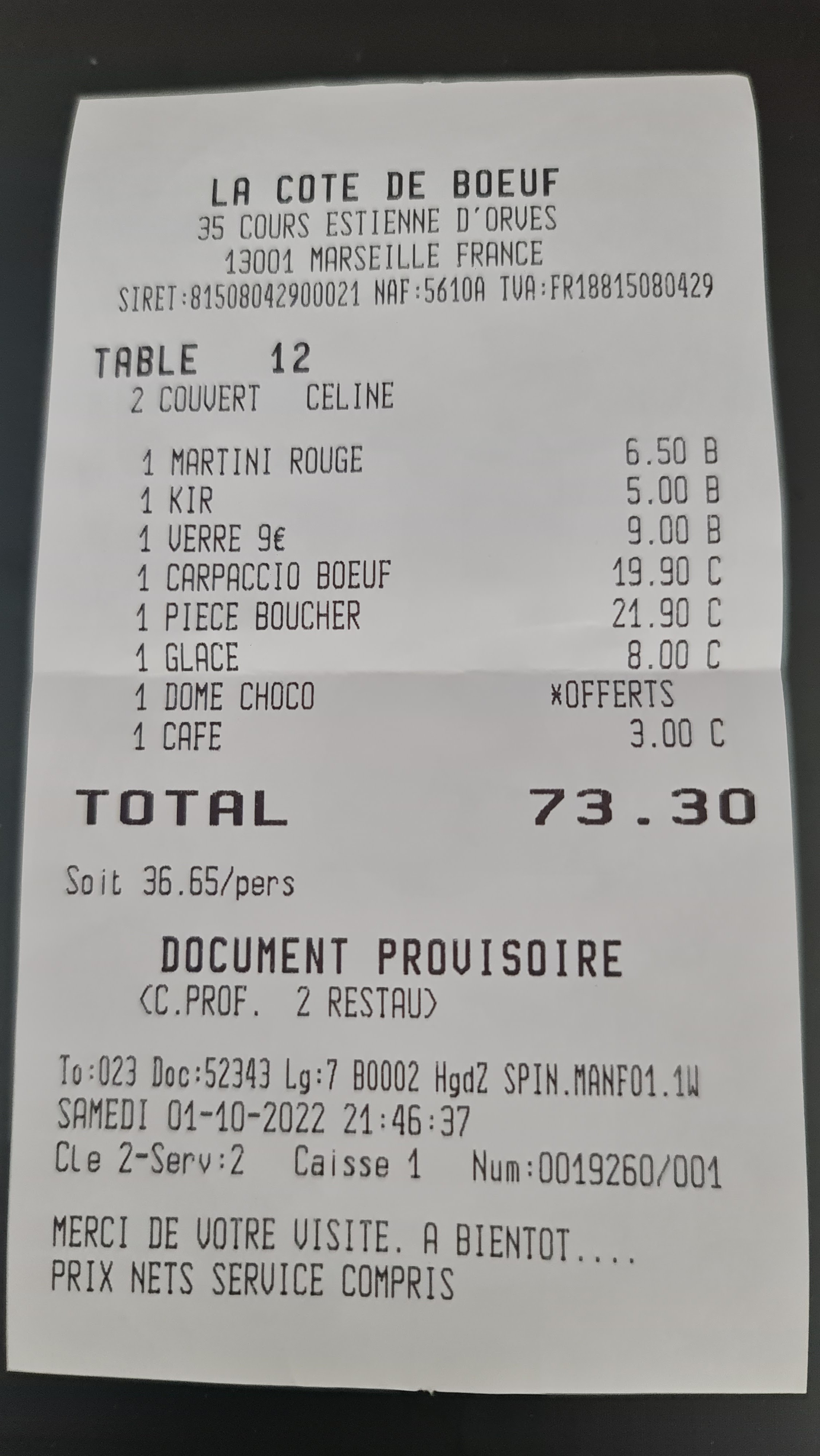Photo n° 1 de l'avis de Claude.i fait le 02/10/2022 à 13:59