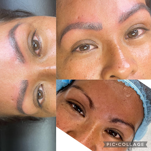 Explore female shoulder tattoo ideas, creative tattoo ideas in Savannah, available at Haute Brows. Cosmetic Tattoo