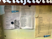 Menu du Gaststätte Gölitzgrund Gisela Korn à Probstzella