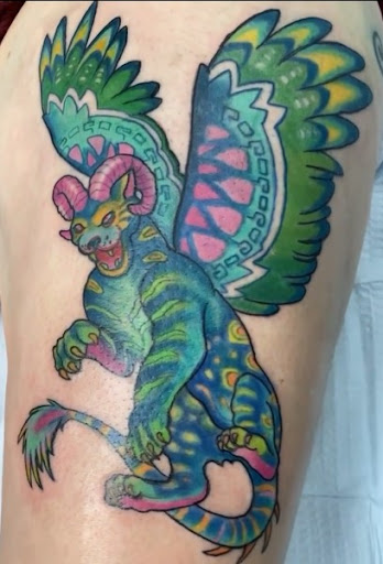 Explore men leg tattoo ideas, creative tattoo ideas in Mesa, available at Ranger Tattoo & Piercing