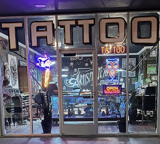 Explore brass knuckle tattoo ideas, creative tattoo ideas in Yuba City, available at Artistic Temple Social Club