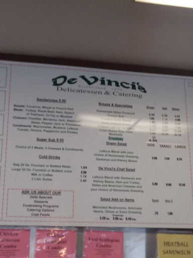 De Vinci's Delicatessen & Catering