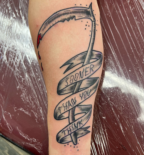 Explore nail tech tattoo ideas, creative tattoo ideas in El Paso, available at American Tattoo Society of Ft Bliss