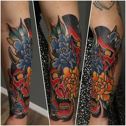 Explore guitar pick tattoo ideas, creative tattoo ideas in Seymour, available at 3 Sevens Tattoo