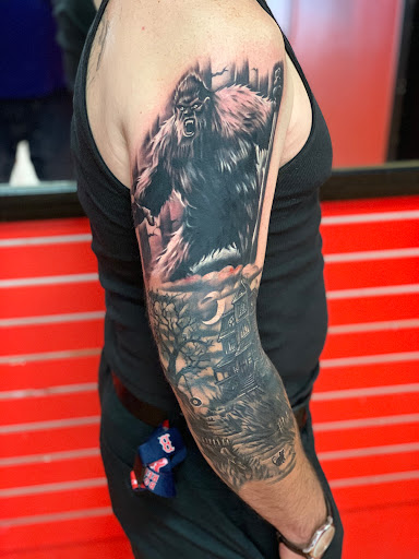 Explore shoulder tattoo ideas, creative tattoo ideas in El Paso, available at Estilo Firme Tattoo Co.