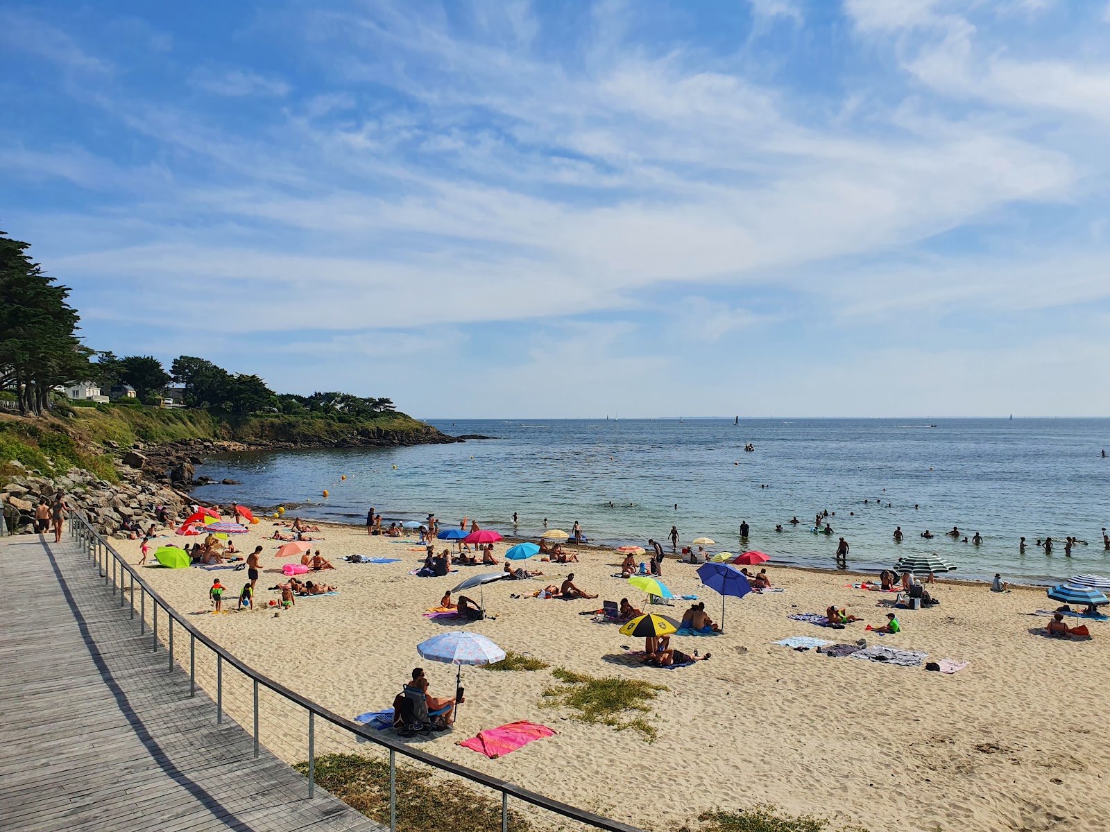 Foto af Plage de Port Navalo med rummelig bugt