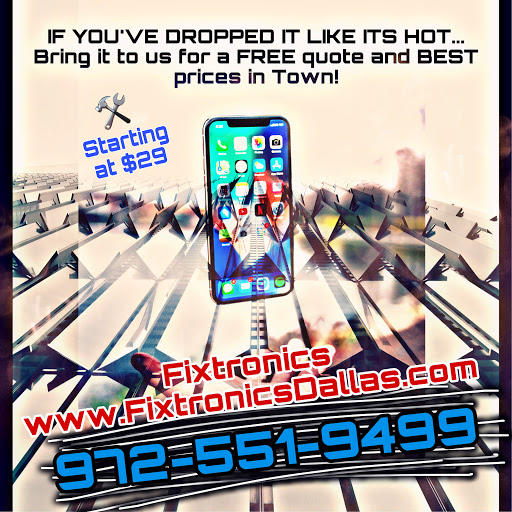 Electronics Repair Shop «Fixtronics - Cell Phone & Electronics Repair», reviews and photos, 1908 E Belt Line Rd, Carrollton, TX 75006, USA