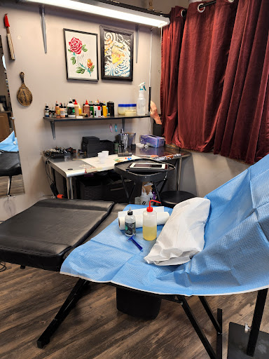 Explore family tree sleeve tattoo ideas, creative tattoo ideas in Brick, available at Hand Forged Tattoo