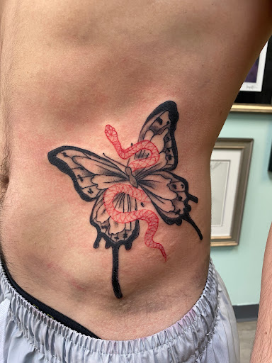 Explore great half sleeve tattoo ideas, creative tattoo ideas in Macon, available at Old Cat Tattoo & Piercing