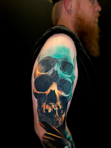 Explore spider-man tattoo ideas, creative tattoo ideas in Mesa, available at Next Wave Tattoos and Piercings