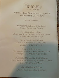 Menu / carte de Ruche, le Restaurant à Gambais