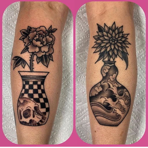 Explore lioness tattoo ideas for females, creative tattoo ideas in Olympia, available at Capitol City Tattoo and Piercing