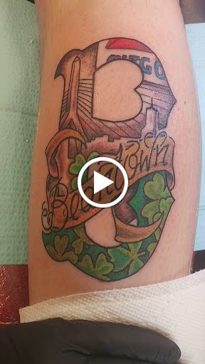 Explore jesus name tattoo ideas, creative tattoo ideas in East Brookfield, available at Port of Worcester Tattoo, E. Brookfield